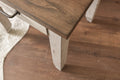 Bear Creek Cocktail Table White White Wood