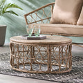 Bruce Coffee Table Brown Rattan