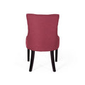 Cheney Dining Chair Kd Mp2 Set Of 2 Red Fabric