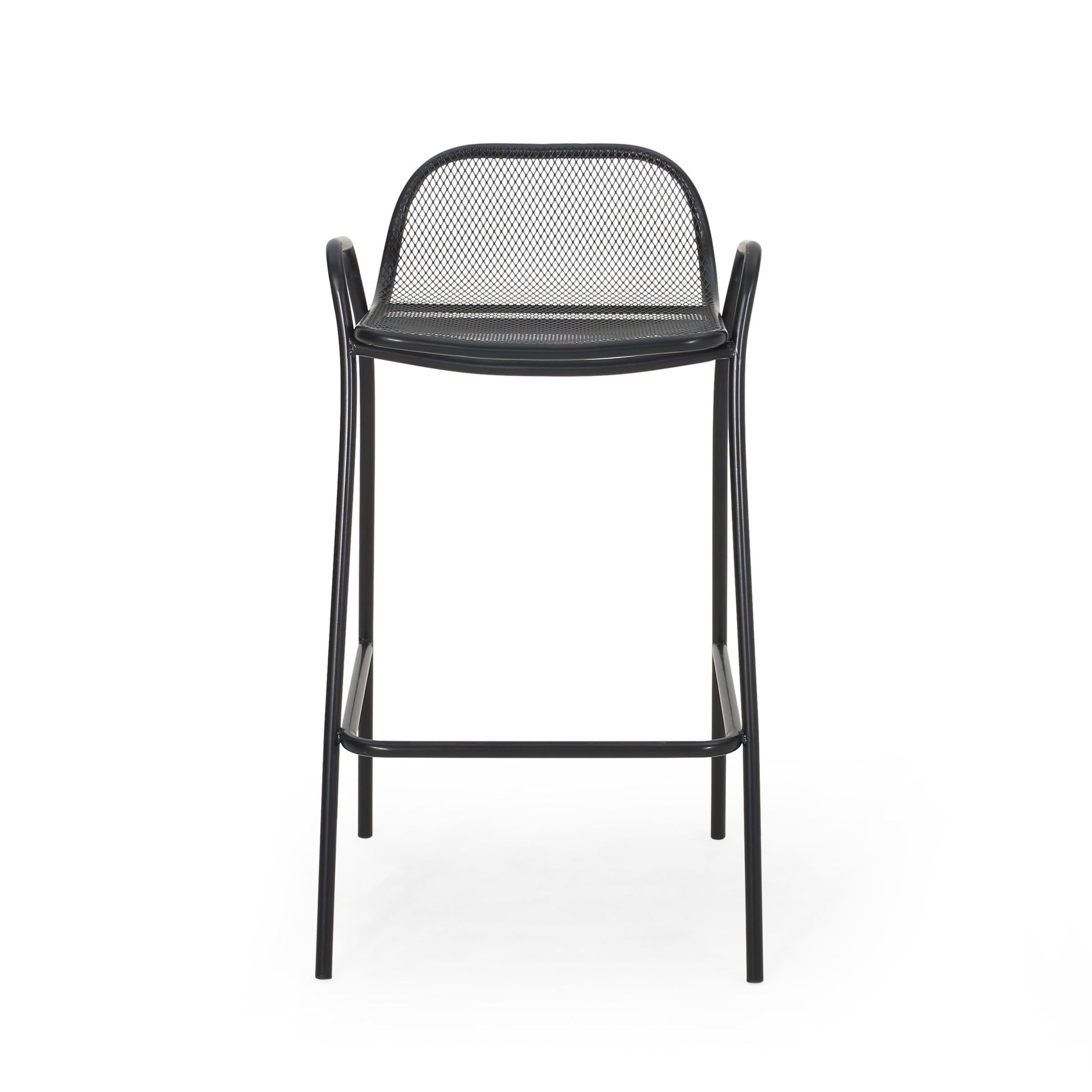 Baltimore Barstool Matte Black Iron