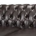 Sofa 3 Seater Brown Pu