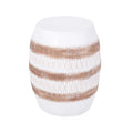 End Table Brown White Magnesium Oxide