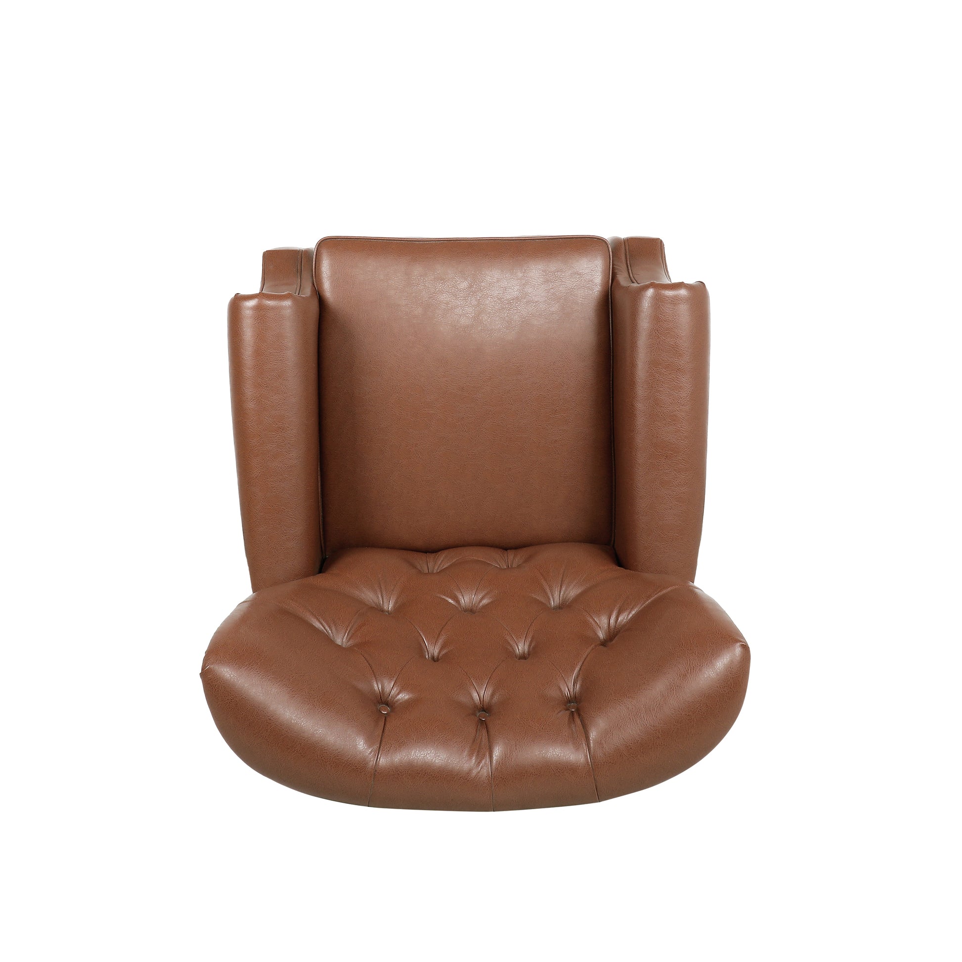 Recliner Chair Light Brown Pu