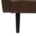 3 Seater Sofa Dark Brown Pu 3 Seat