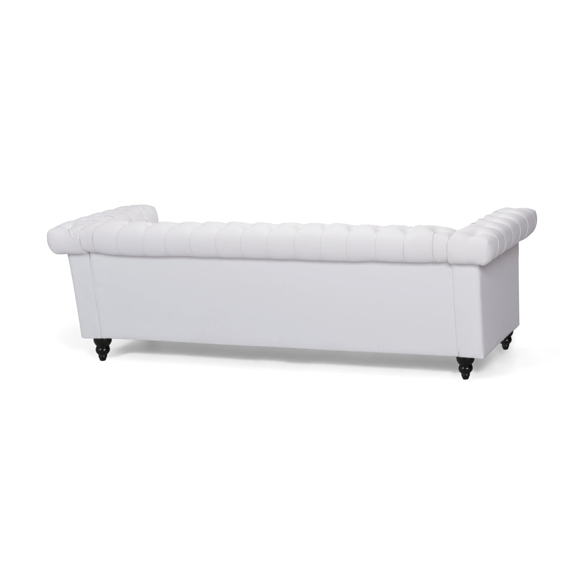 Sofa 3 Seater White Pu