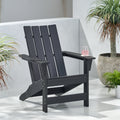 Encino Adirondack Chair Black Hdpe