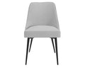 Colfax Side Chair Set Of 2 Stone Silver White Iron