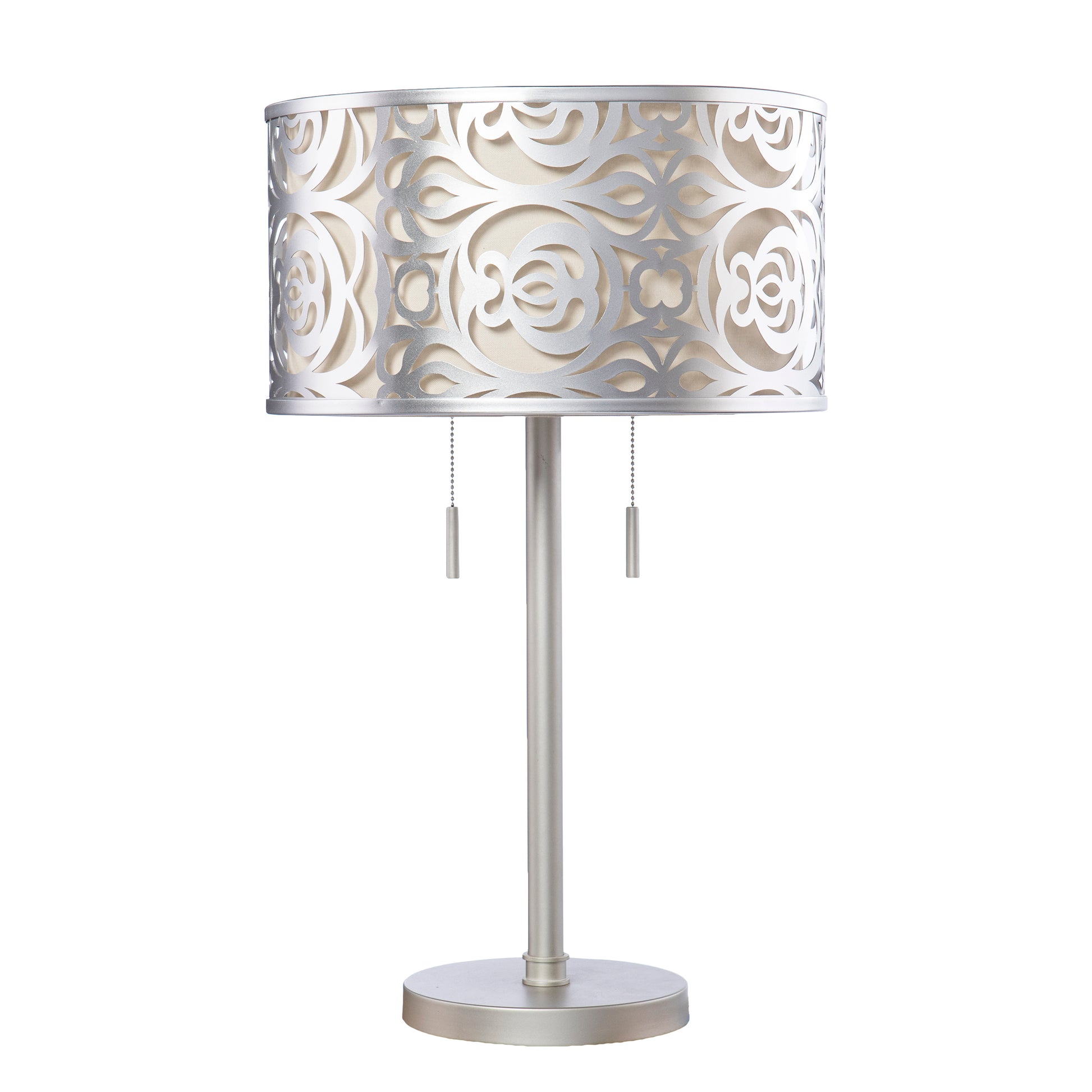 Vedrix Table Lamp Silver Iron