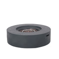 Lightweight Concrete Outdoor Circular Fire Pit, Dark Gray 50,000 Btu Tank Cover Not Included Dark Grey Magnesium Oxide