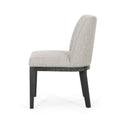 Dining Chair Mp2 Set Of 2 Light Grey Fabric