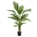 130Cm Artificial Palm Tree Green Iron Plastic