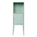 Herzo Tall Storage Cabinet Mint Mint Mdf