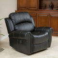 Gliding Recliner Black Pu