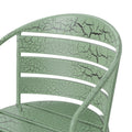 Santa Monica Bistro Set Green Iron