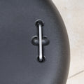 Wheelie Umbrella Base Round Black Concrete