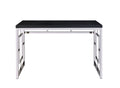 Alize Desk Charcoal Black Wood