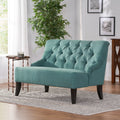 Nicole Kd Settee Teal Fabric