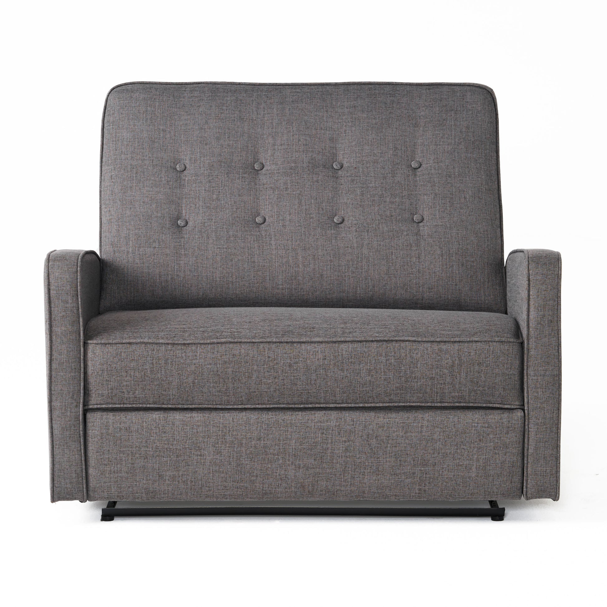 47" Wide Manual Standard Recliner Gray Fabric