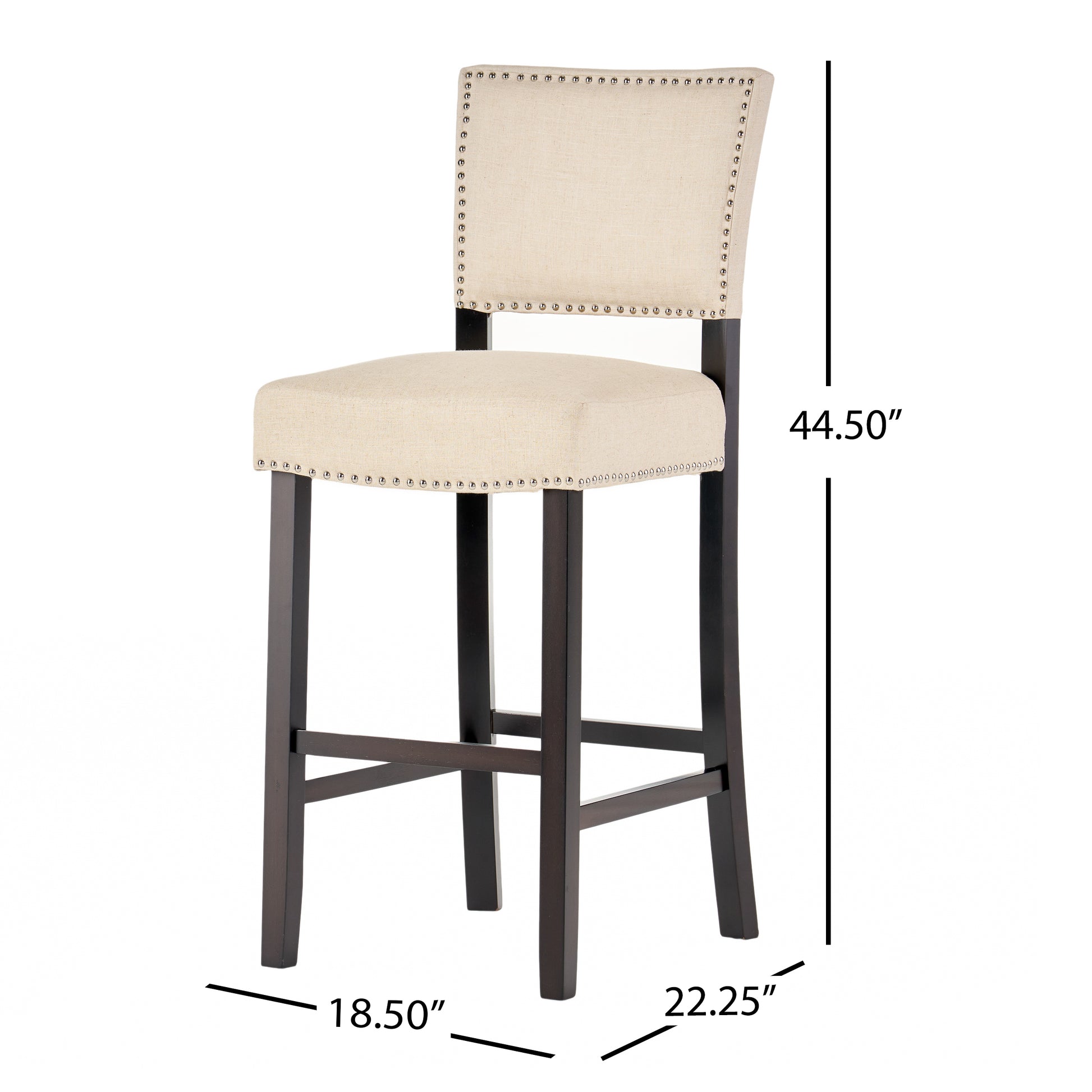 Mayfield Kd Barstool Beige Fabric