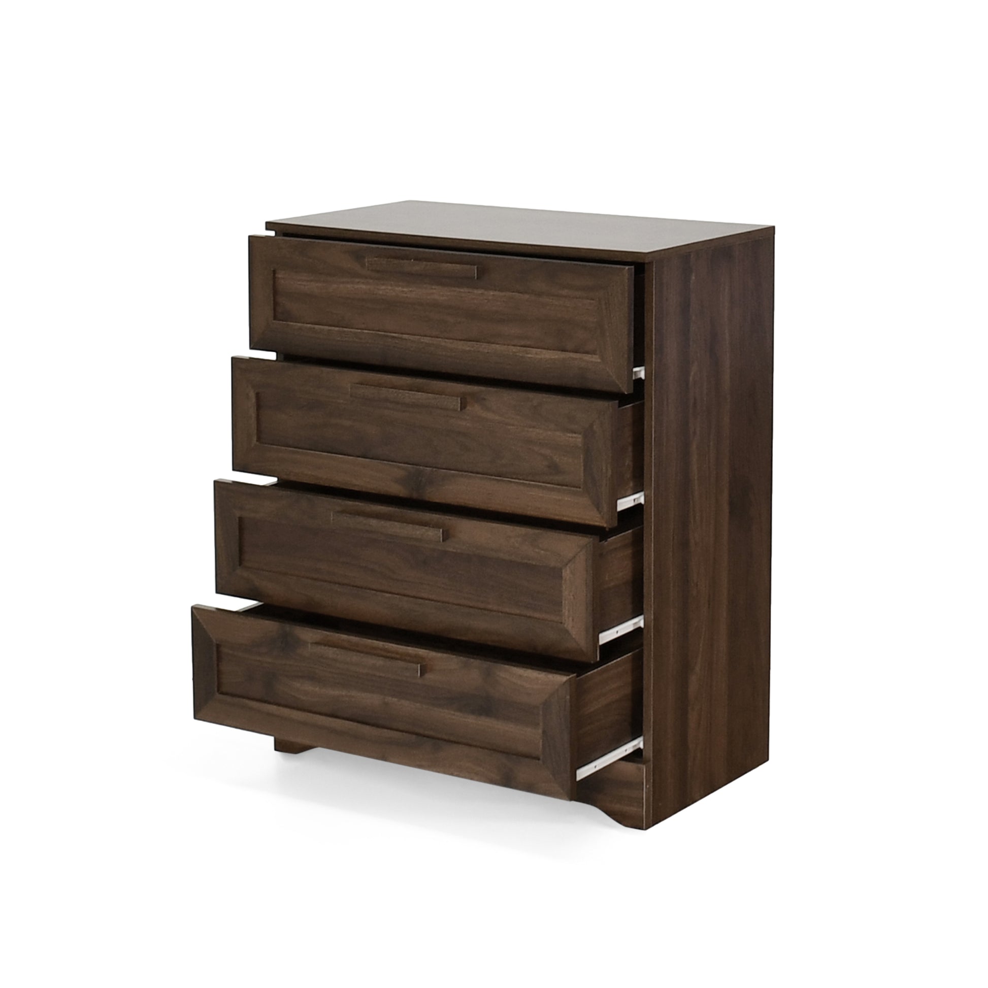 Delaney 4 Drawer Dresser Walnut Mdf