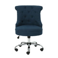 Office Chair Navy Blue Fabric