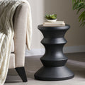 Eureka 22 Mgo Side Table Black Concrete