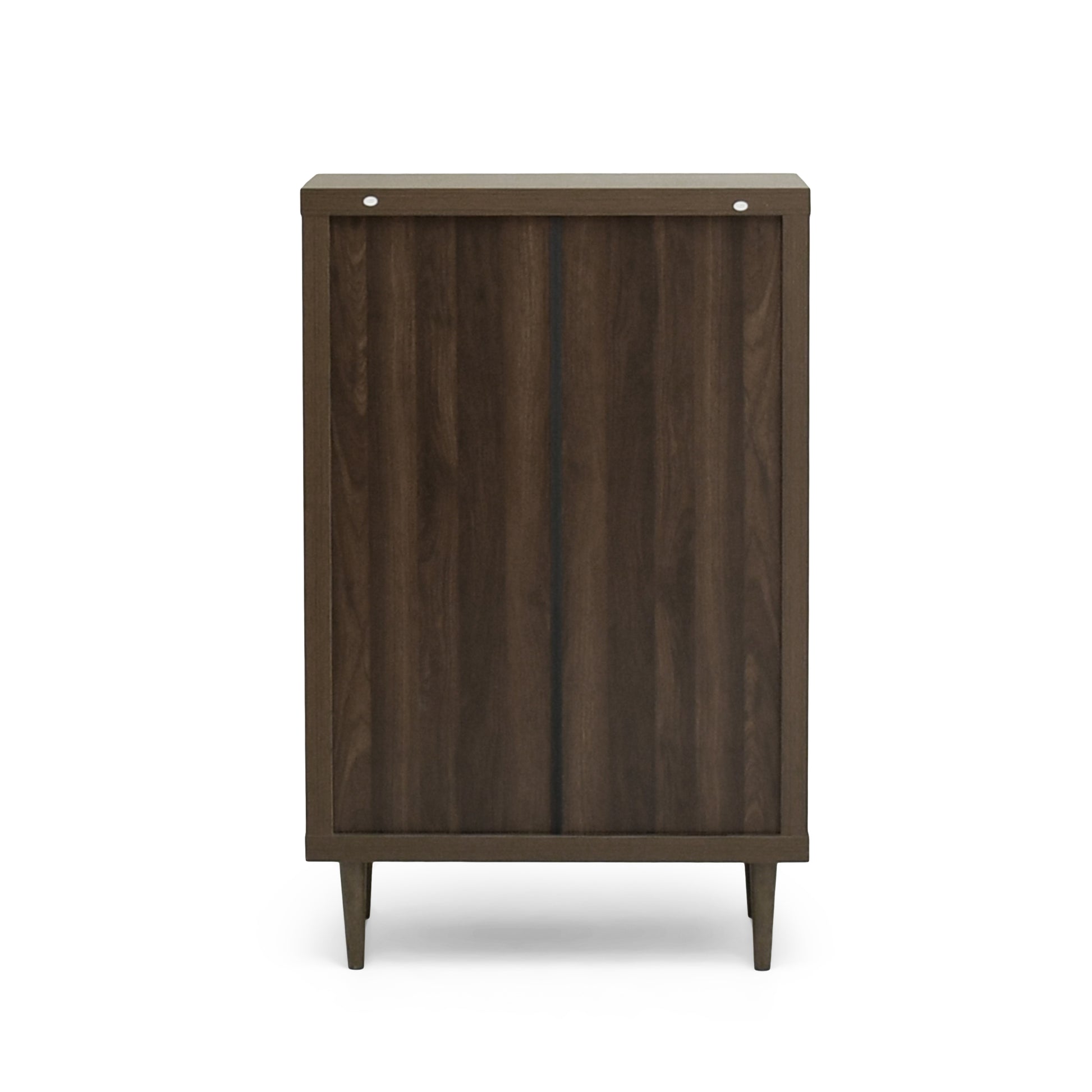 Nordic 5 Drawer Chest Walnut Mdf