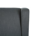 Swivel Glider Recliner Charcoal Fabric