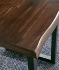 Jennings Live Edge Cocktail Brown Brown Wood