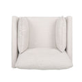 Club Chair Beige Fabric