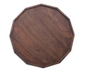 Paisley Side Table Brown Brown Wood