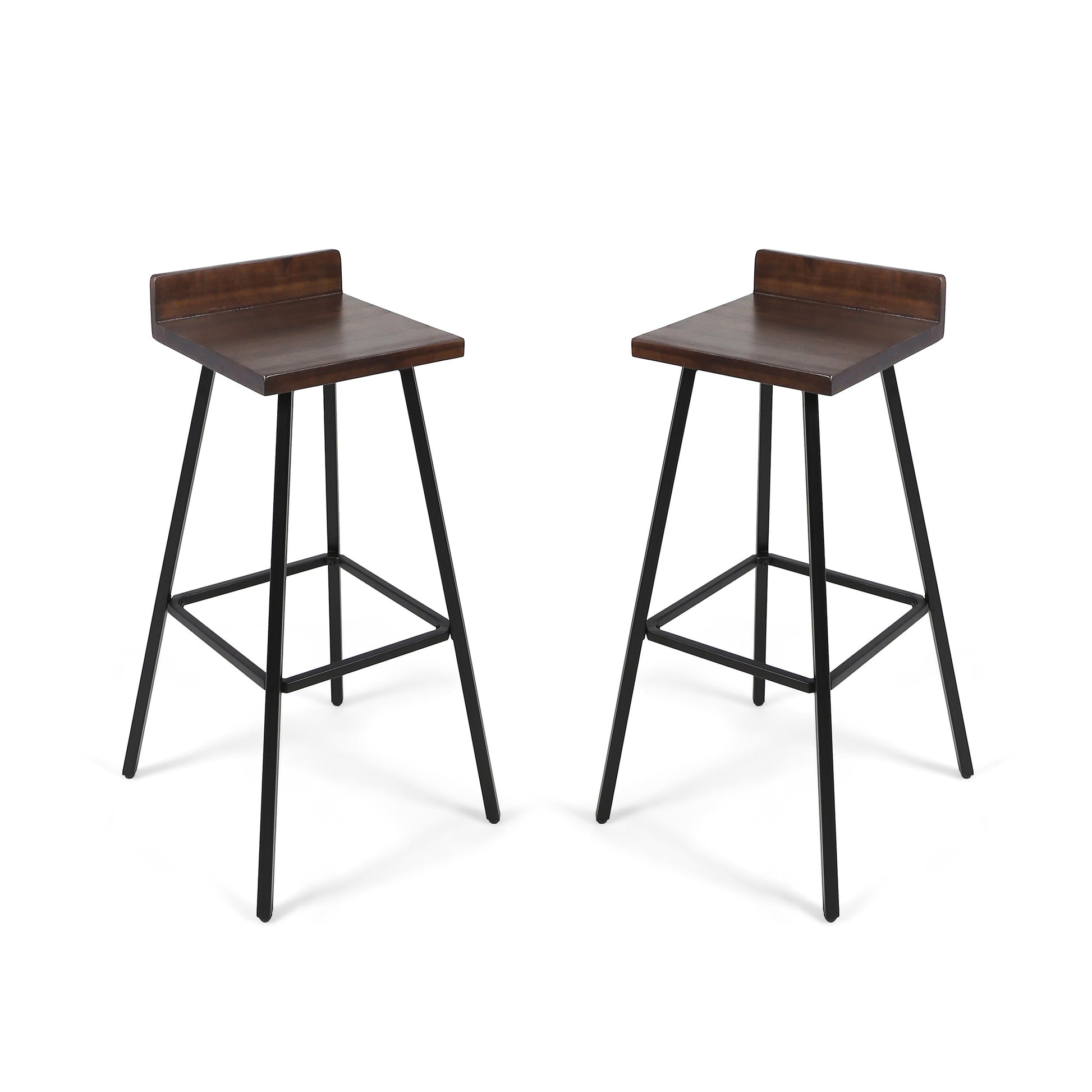 Jut Barstool Brown Acacia Wood