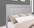 Montana Queen Bed Gray Queen Silver White Wood