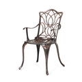 Tucson Dining Chair, Black Copper Set Of 2 Copper Aluminium