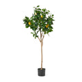 150Cm Artificial Lemon Tree Green Iron Plastic