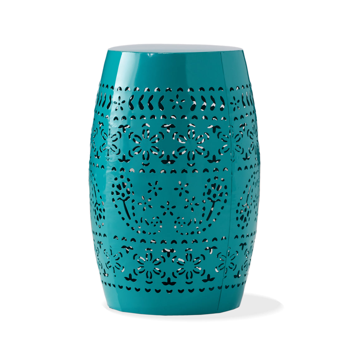 Ruby12 Side Table Teal Iron