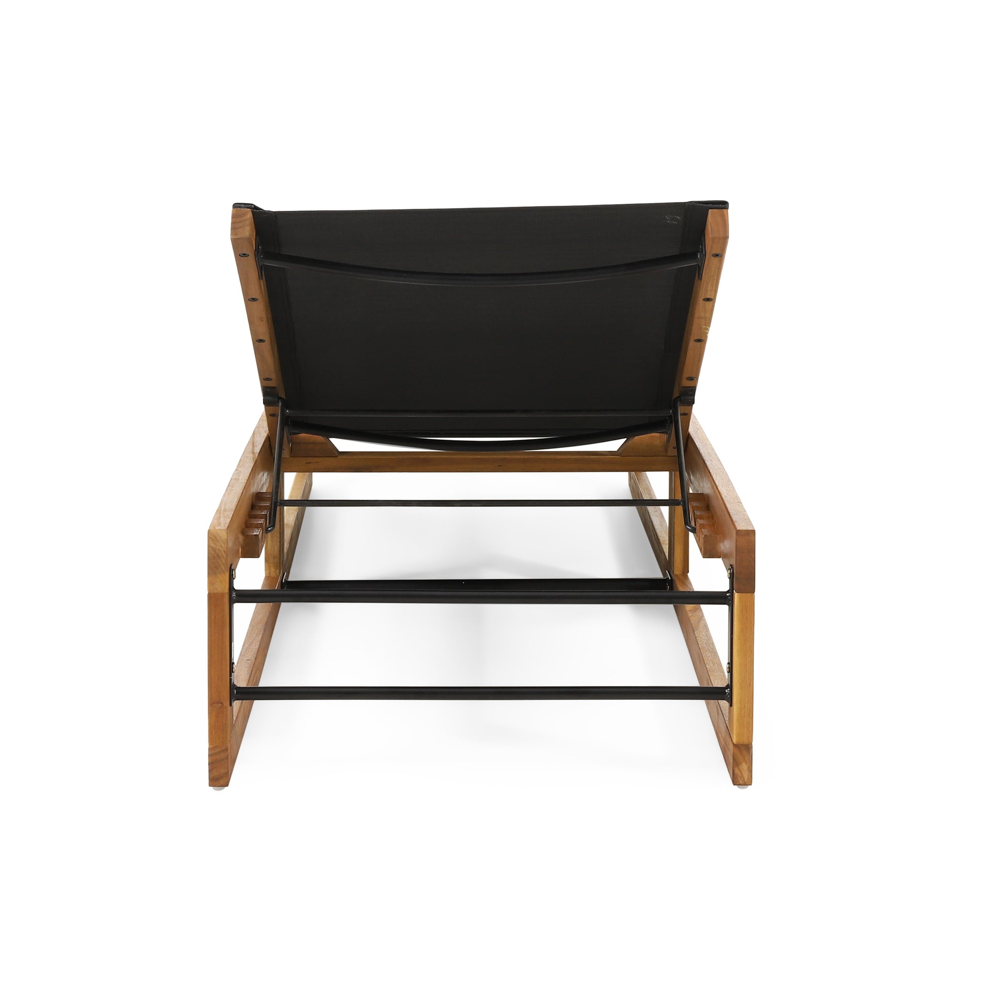 Mia Chaise Lounge Teak Metal & Wood
