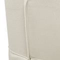 Swivel Chair White Fabric