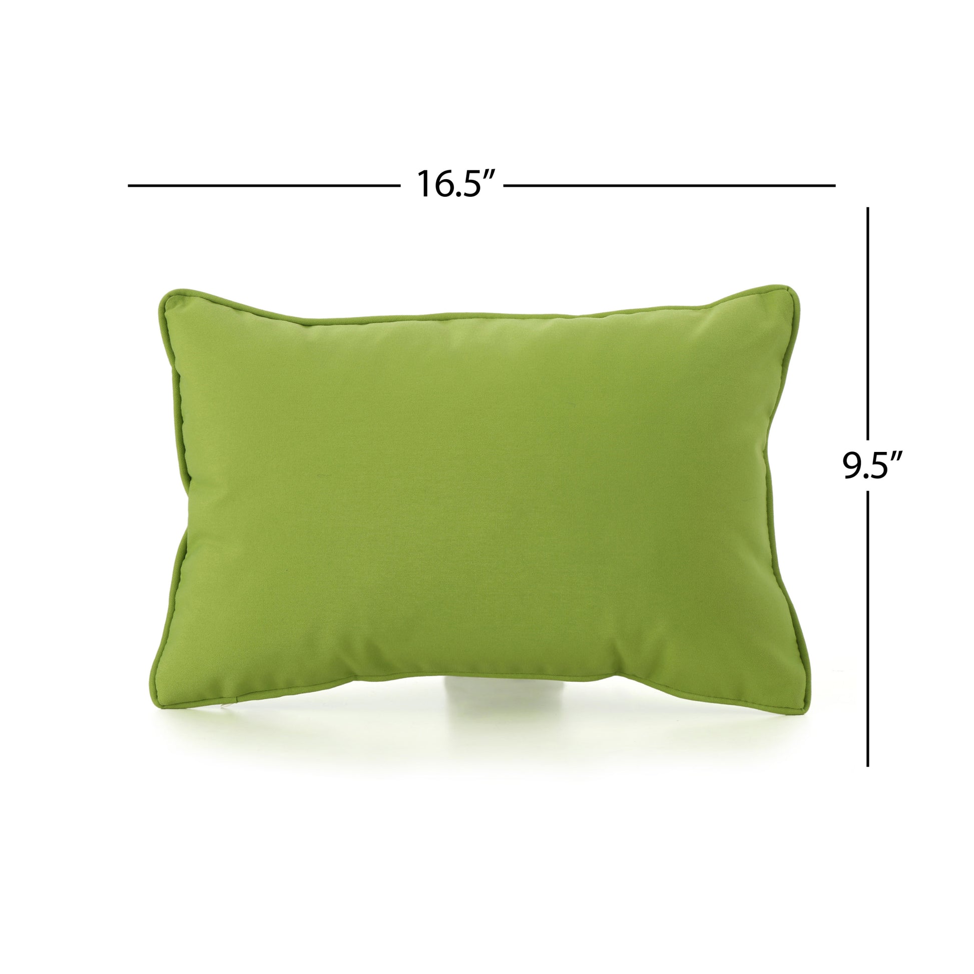 Coronado Rectangular Pillow Green Fabric