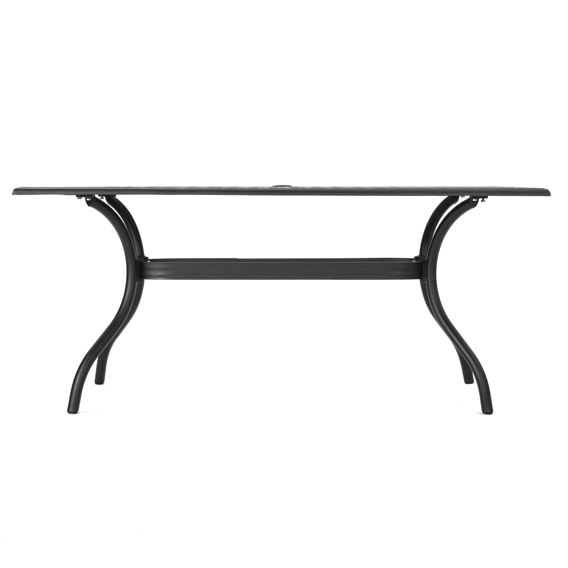 Cayman Rectangle Table Black Aluminium