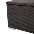 Santa Rosa Storage Coffee Table Brown Multi Rattan