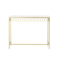 Console Table Gold Mdf Metal