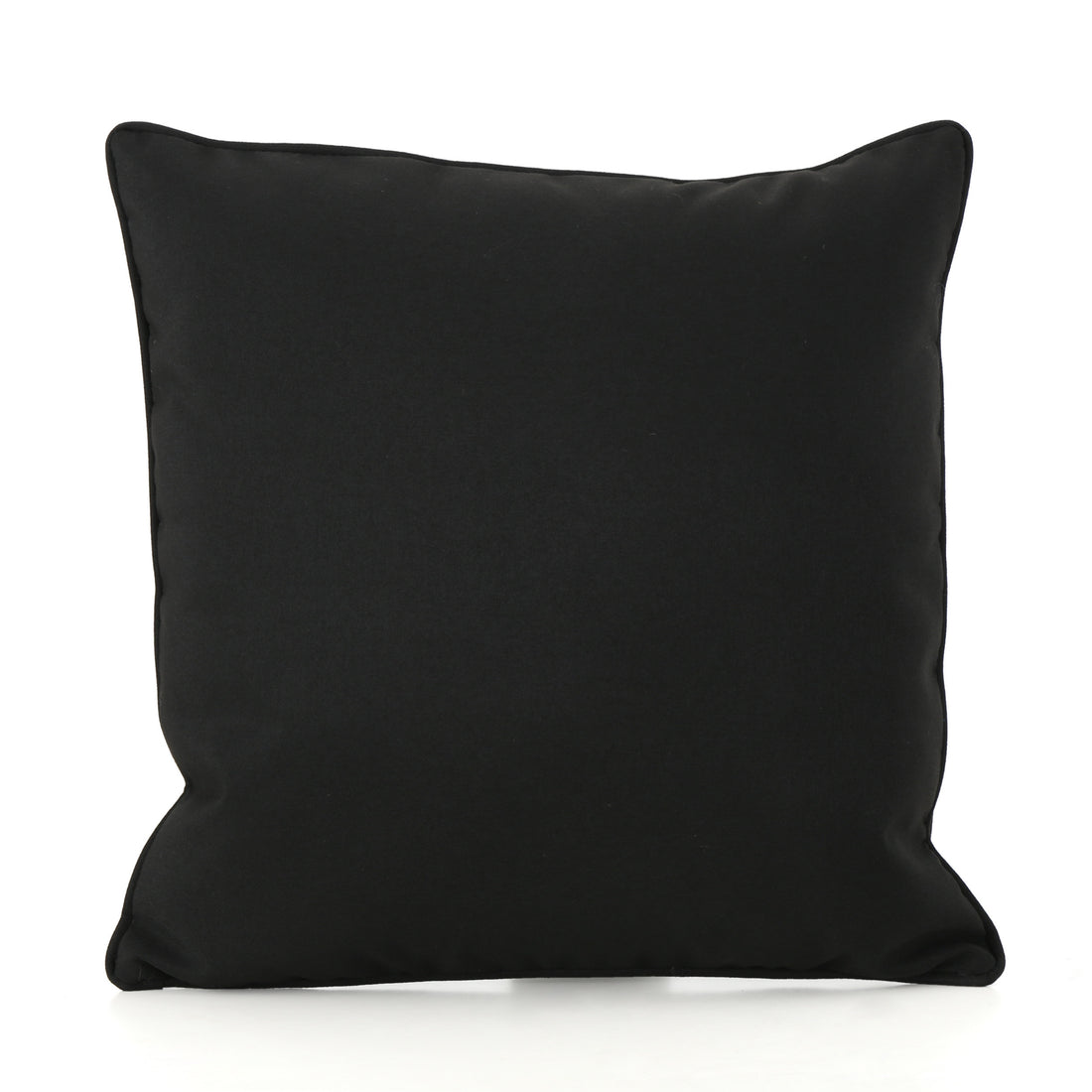 Coronado Square Pillow Black Fabric