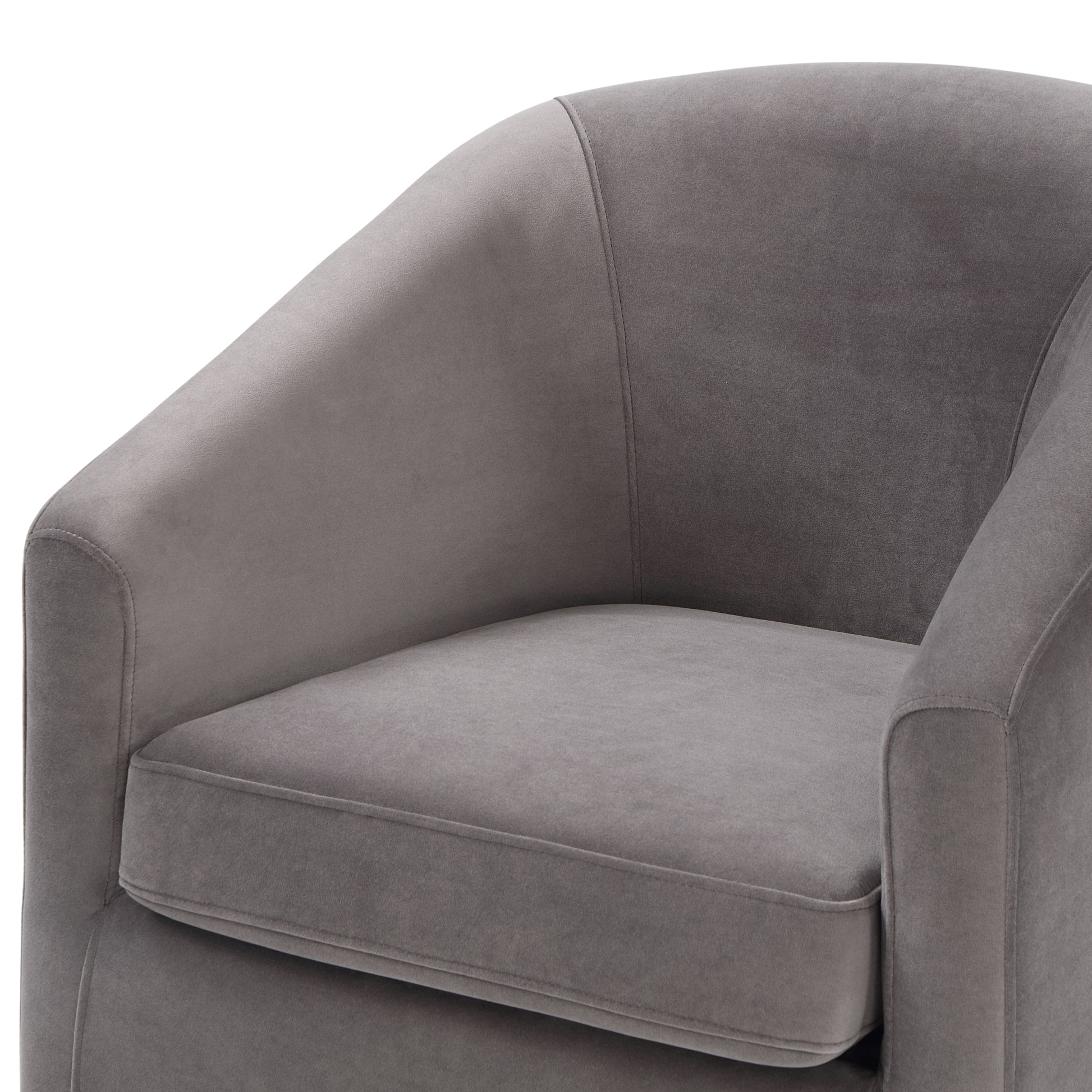 Arlo Upholstered Dining Or Accent Chair Fog Dark Gray Wood