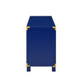 Campaign Entertainment Center Console Navy Navy 50 59 Inches Mdf