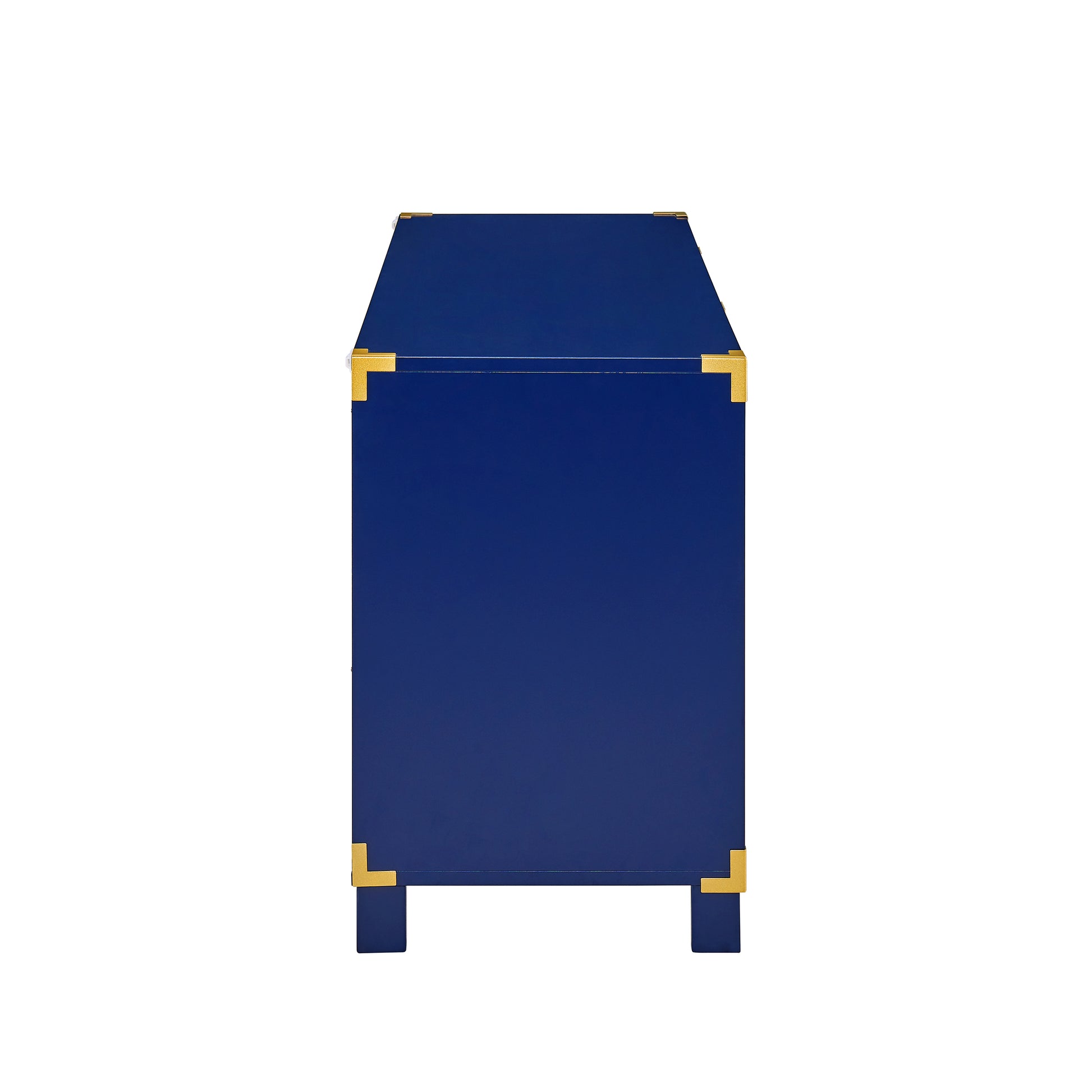 Campaign Entertainment Center Console Navy Navy 50 59 Inches Mdf