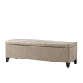 Glouster Storage Ottoman V2 Sand Fabric