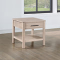 Gabby End Table Light Brown Light Brown Wood