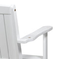 Tambora Porch Swing White Wood Metal