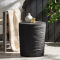 Birch 16 Mgo Side Table Black Concrete